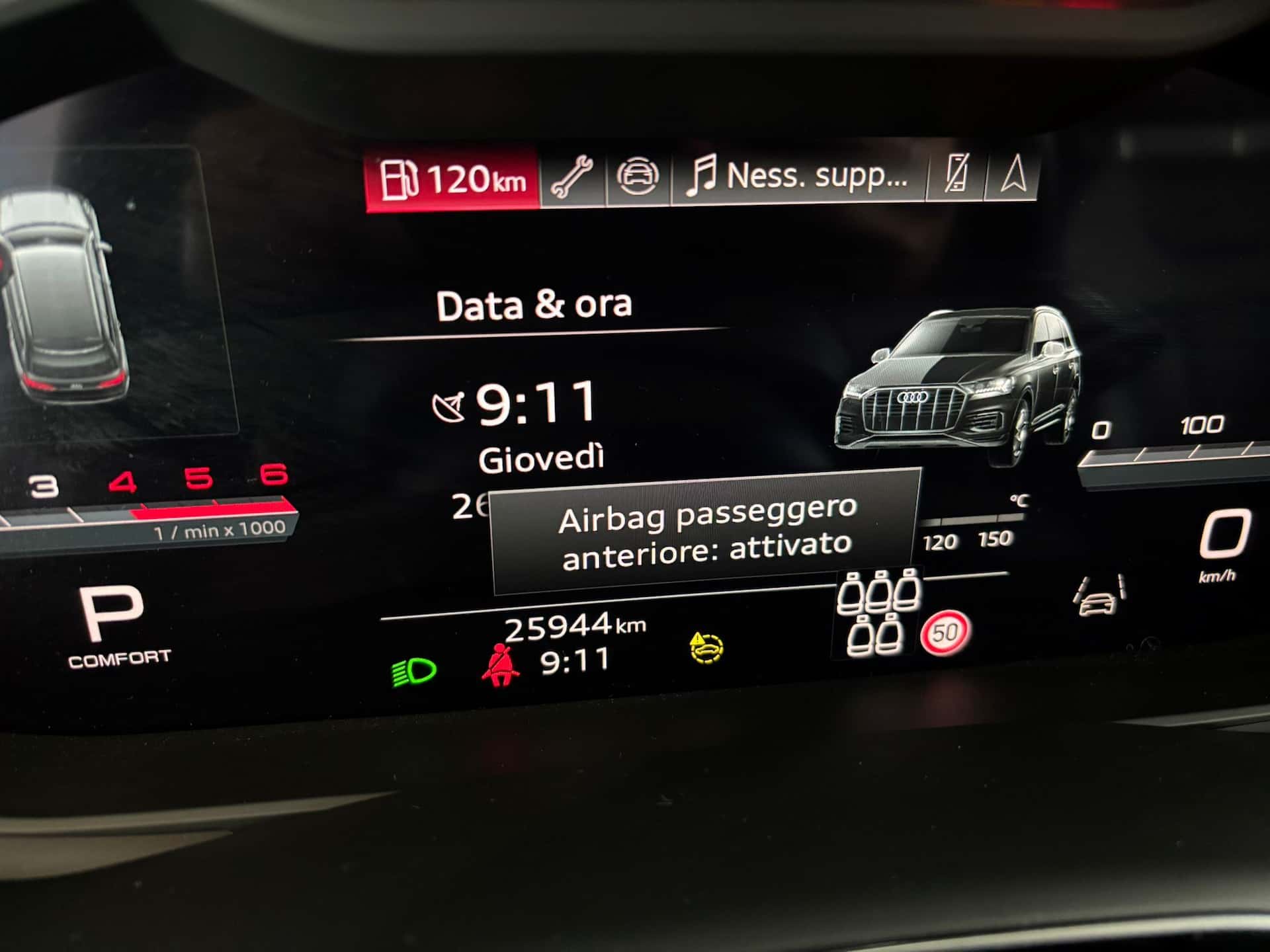 Audi Q7 II 2024 3.0 tdi mhev Sline ed qu 286cv tip 7p. - Immagine 14