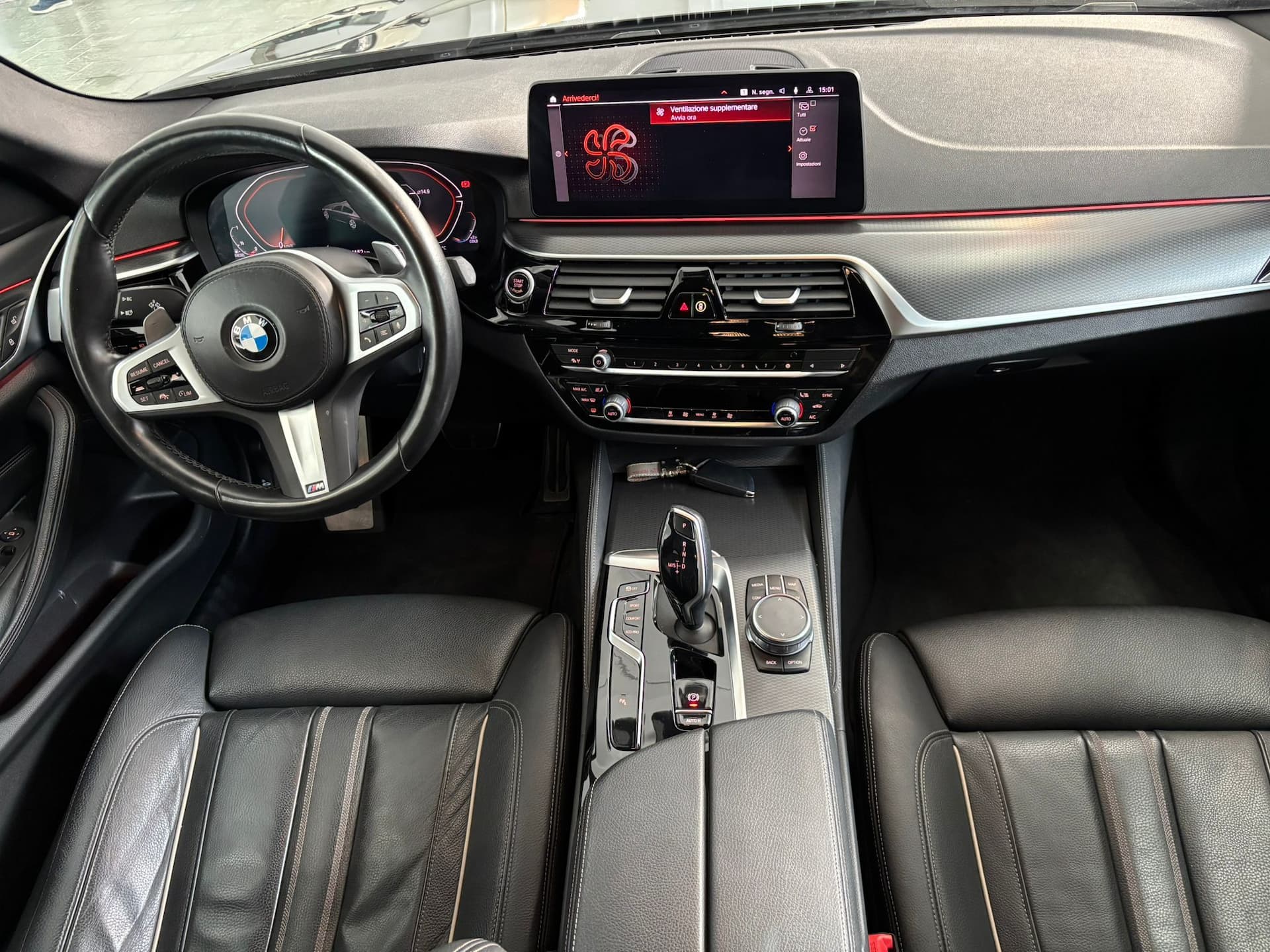 BMW 520 Serie 5 Berlina 520d mhev 48V xdrive Msport auto - Miniatura 13